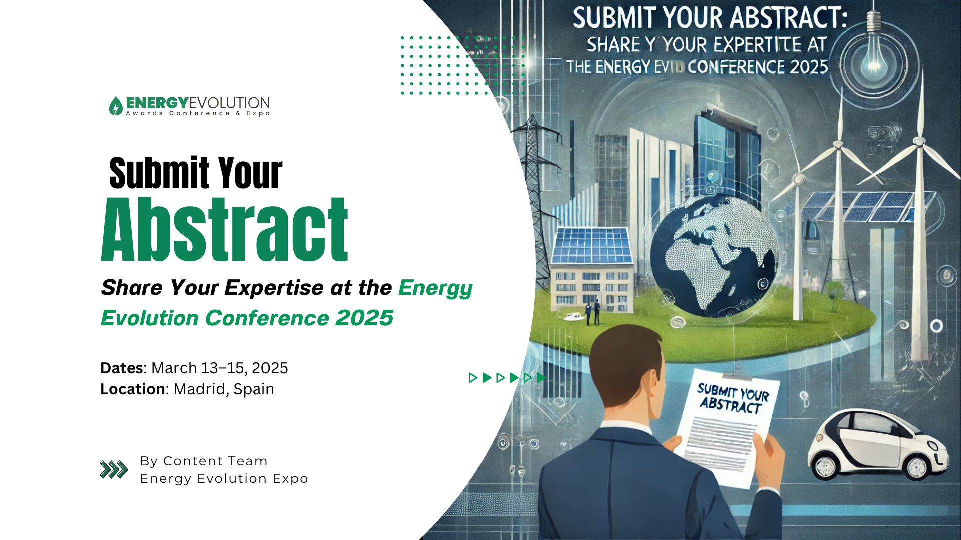 Submit Your Abstract: Share Your Expertise at the Energy Evolution Conference 2025