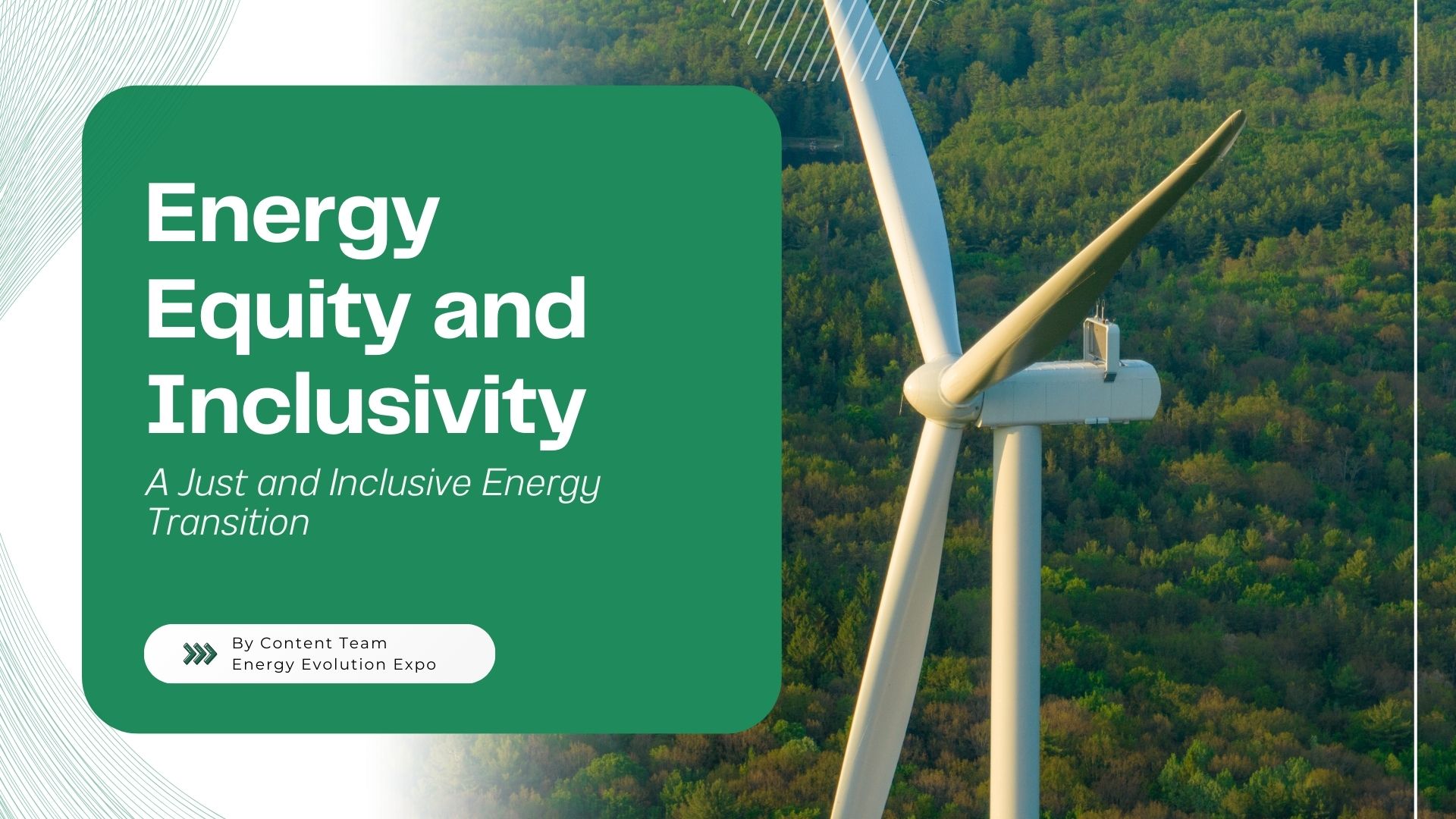 Energy Equity and Inclusivity: A Just and Inclusive Energy Transition