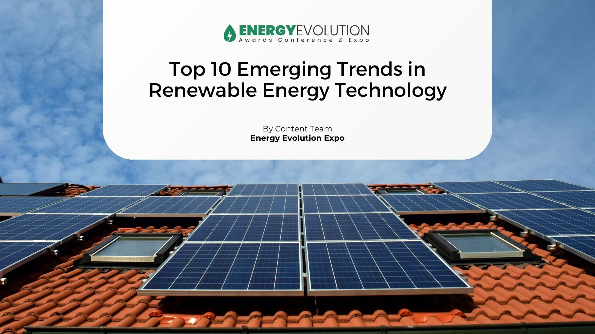 Top 10 Emerging Trends in Renewable Energy Technology